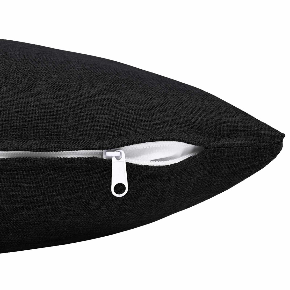 Federa 6 pz HEERLEN Nero 30 x 50 cm Tessuto | homemem39