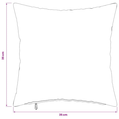 Federa 6 pz HEERLEN Nero 35 x 35 cm Tessuto | homemem39