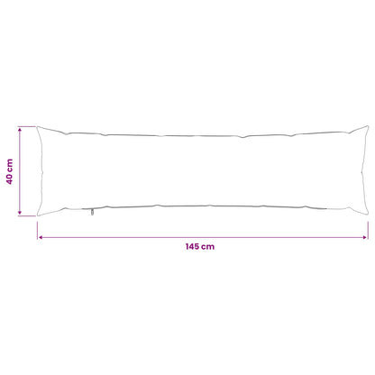 Federa 2 pz HEERLEN Blu jeans 40 x 145 cm Tessuto | homemem39