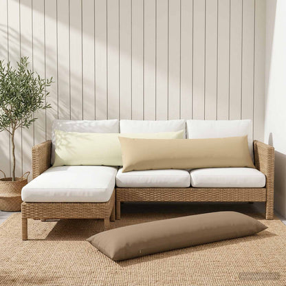 Cuscino 2 pz HEERLEN Beige 40 x 145 cm Poliestere | homemem39