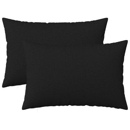 Federa 2 pz HEERLEN Nero 40 x 60 cm Tessuto