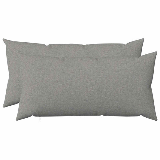 Federa 2 pz HEERLEN Grigio Nuvola 40 x 80 cm Tessuto