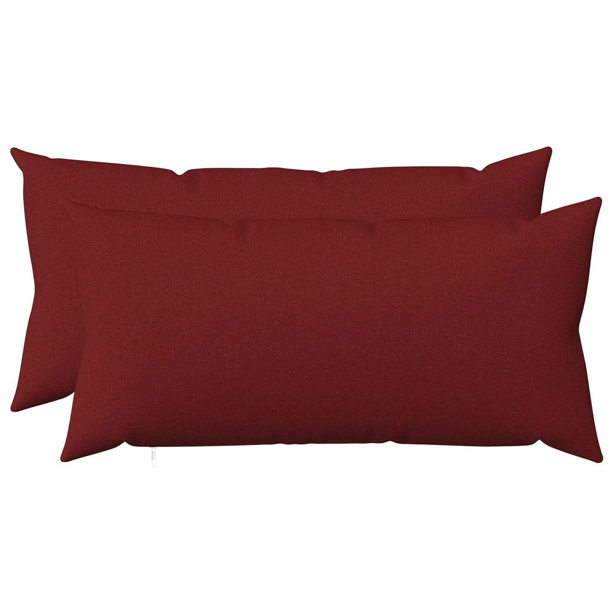 Federa 2 pz HEERLEN Rosso Vino 40 x 80 cm Tessuto | homemem39