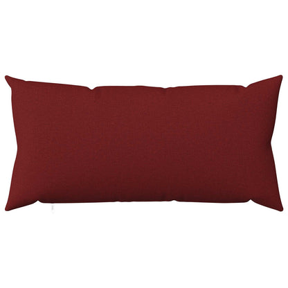 Federa 2 pz HEERLEN Rosso Vino 40 x 80 cm Tessuto | homemem39