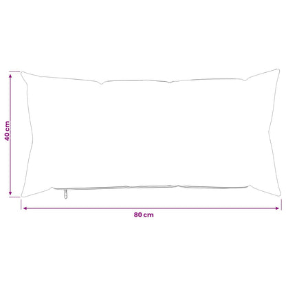 Federa 2 pz HEERLEN Rosso Vino 40 x 80 cm Tessuto | homemem39