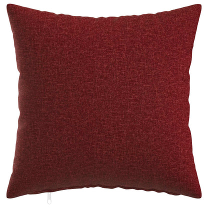 Federa 2 pz HEERLEN Rosso Vino 45 x 45 cm Tessuto | homemem39