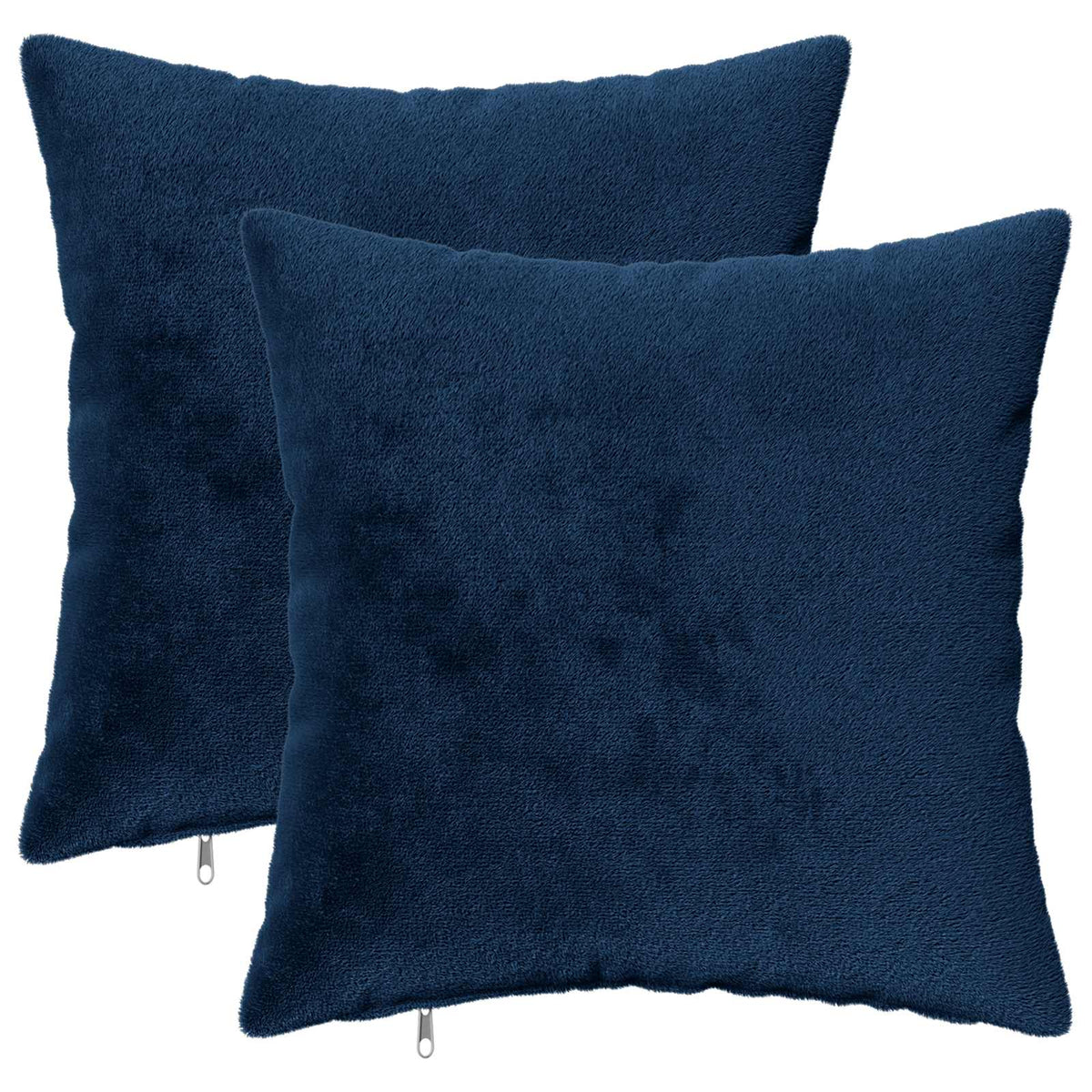 Federa 2 pz HEERLEN Blu navy 45 x 45 cm Flanella | homemem39