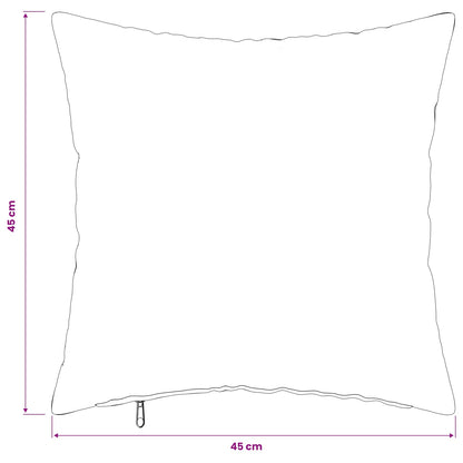 Federa 2 pz HEERLEN Blu navy 45 x 45 cm Flanella | homemem39