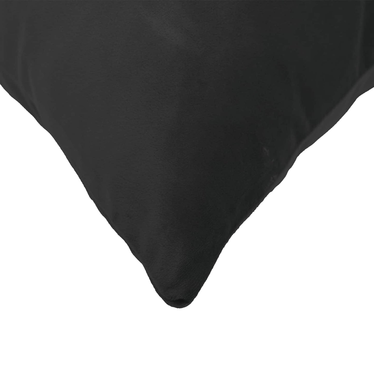 Federa 6 pcs HEERLEN Nero 50 x 50 cm Velluto