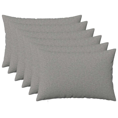 Federa 6 pz HEERLEN Grigio Nuvola 50 x 70 cm Tessuto | homemem39