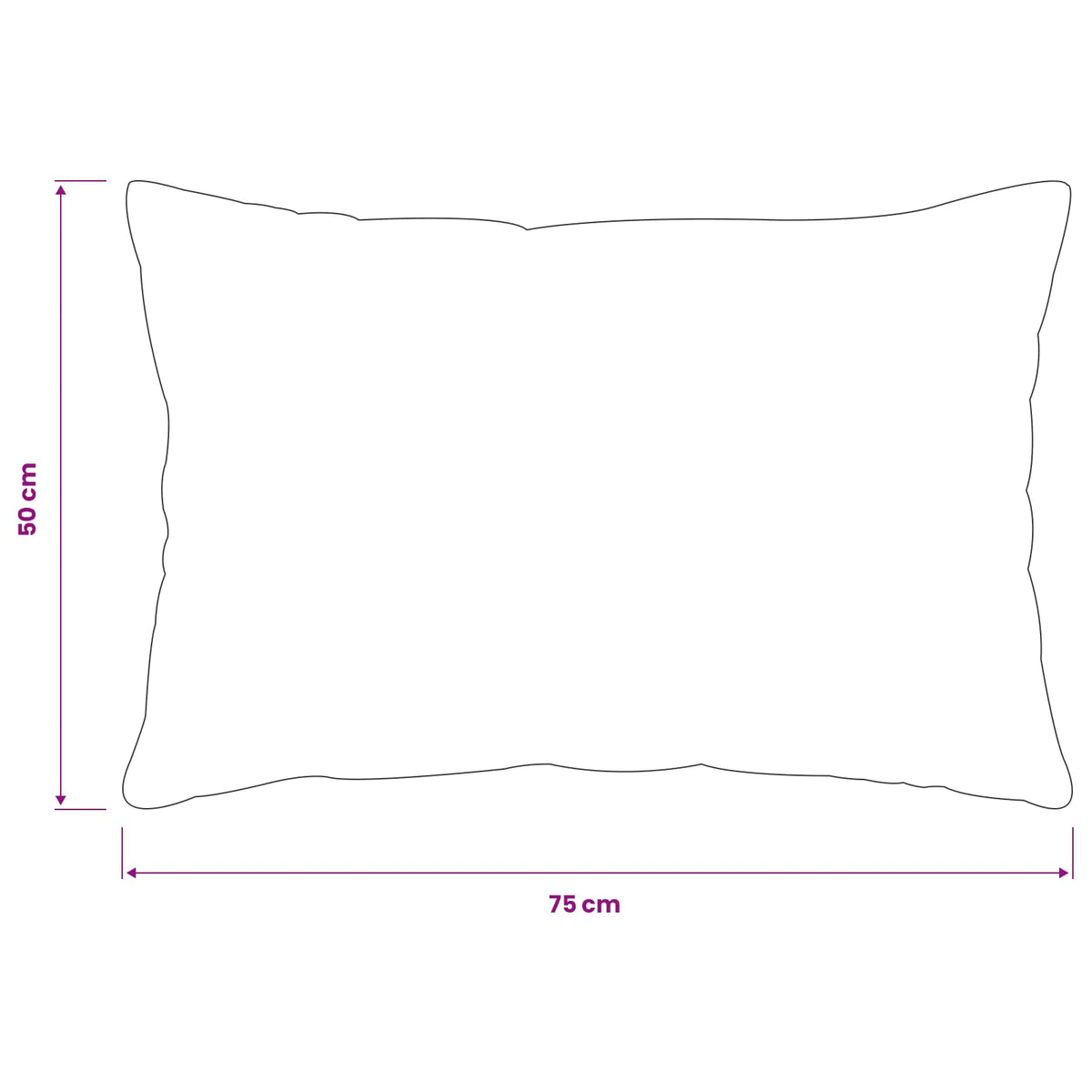 Federa 2 pz HEERLEN Azzurro 50 x 75 cm Flanella | homemem39