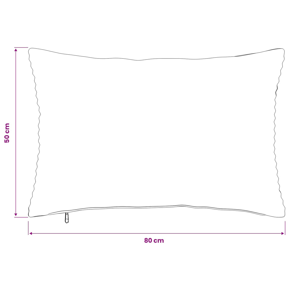 Federa 6 pcs HEERLEN Verde Grigio 50 x 80 cm corduroy | homemem39