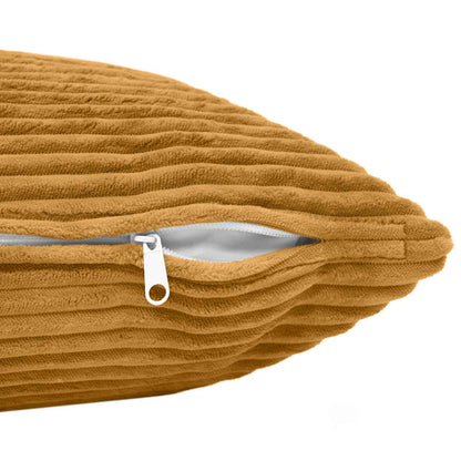 Federa 6 pcs HEERLEN Giallo 50 x 80 cm corduroy