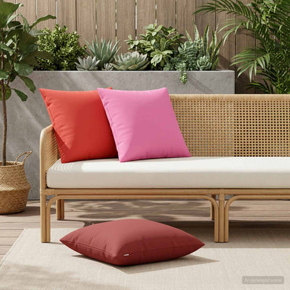 Cuscino 2 pz HEERLEN Rosa 55 x 55 cm Poliestere