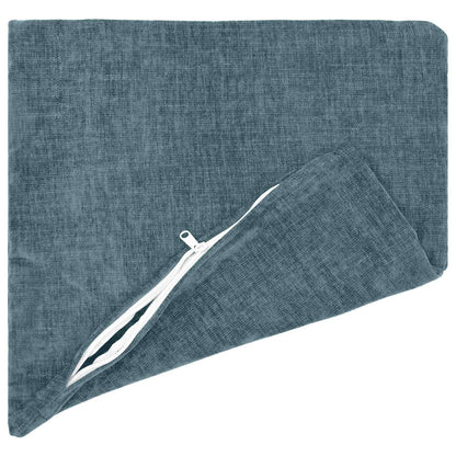 Federa 2 pz HEERLEN Blu 70 x 70 cm Tessuto Chenille | homemem39