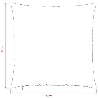 Federa 2 pz HEERLEN Blu 70 x 70 cm Tessuto Chenille | homemem39