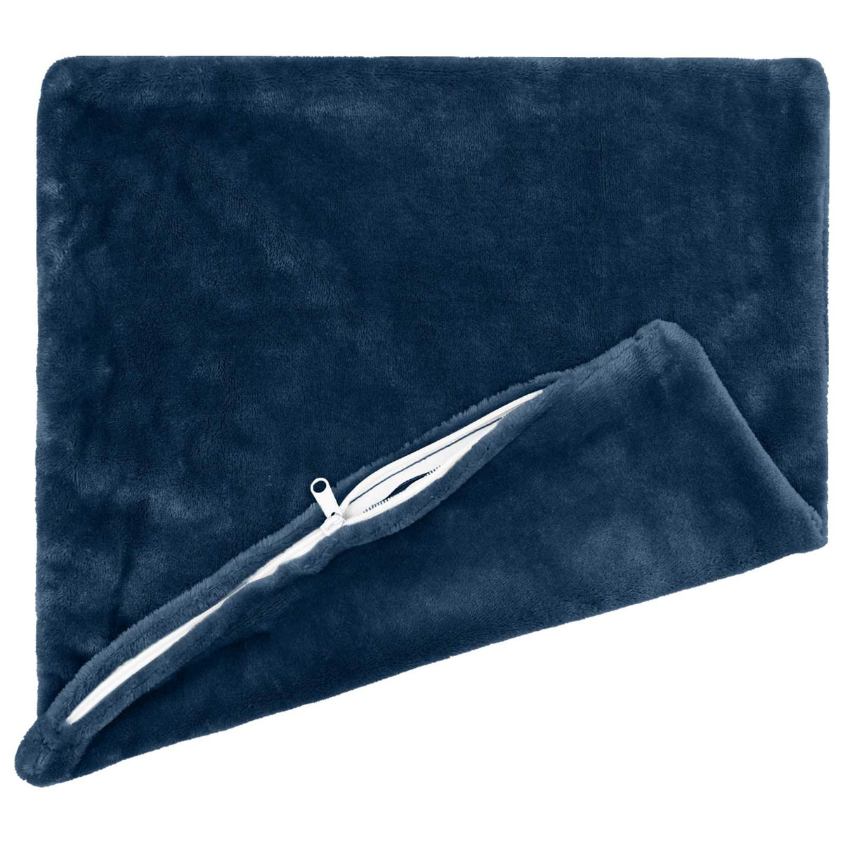 Federa 2 pz HEERLEN Blu navy 70 x 70 cm Flanella | homemem39