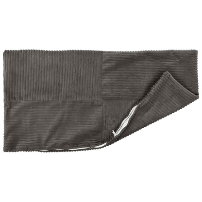Federa 6 pcs ALMELO Grigio Scuro 30 x 50 cm corduroy | homemem39