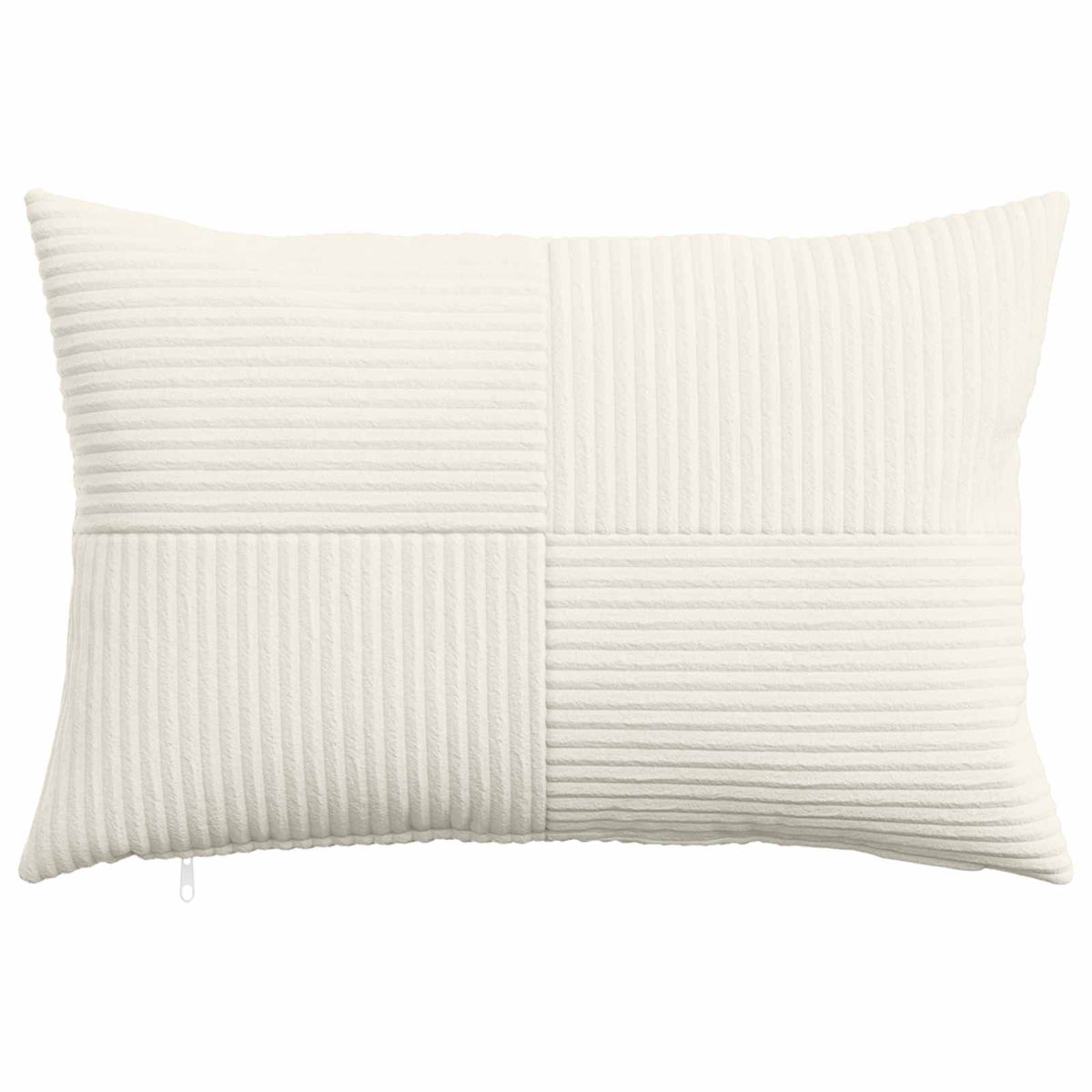 Federa 6 pcs ALMELO Crema 30 x 50 cm corduroy | homemem39