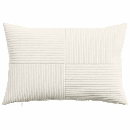 Federa 6 pcs ALMELO Crema 30 x 50 cm corduroy | homemem39