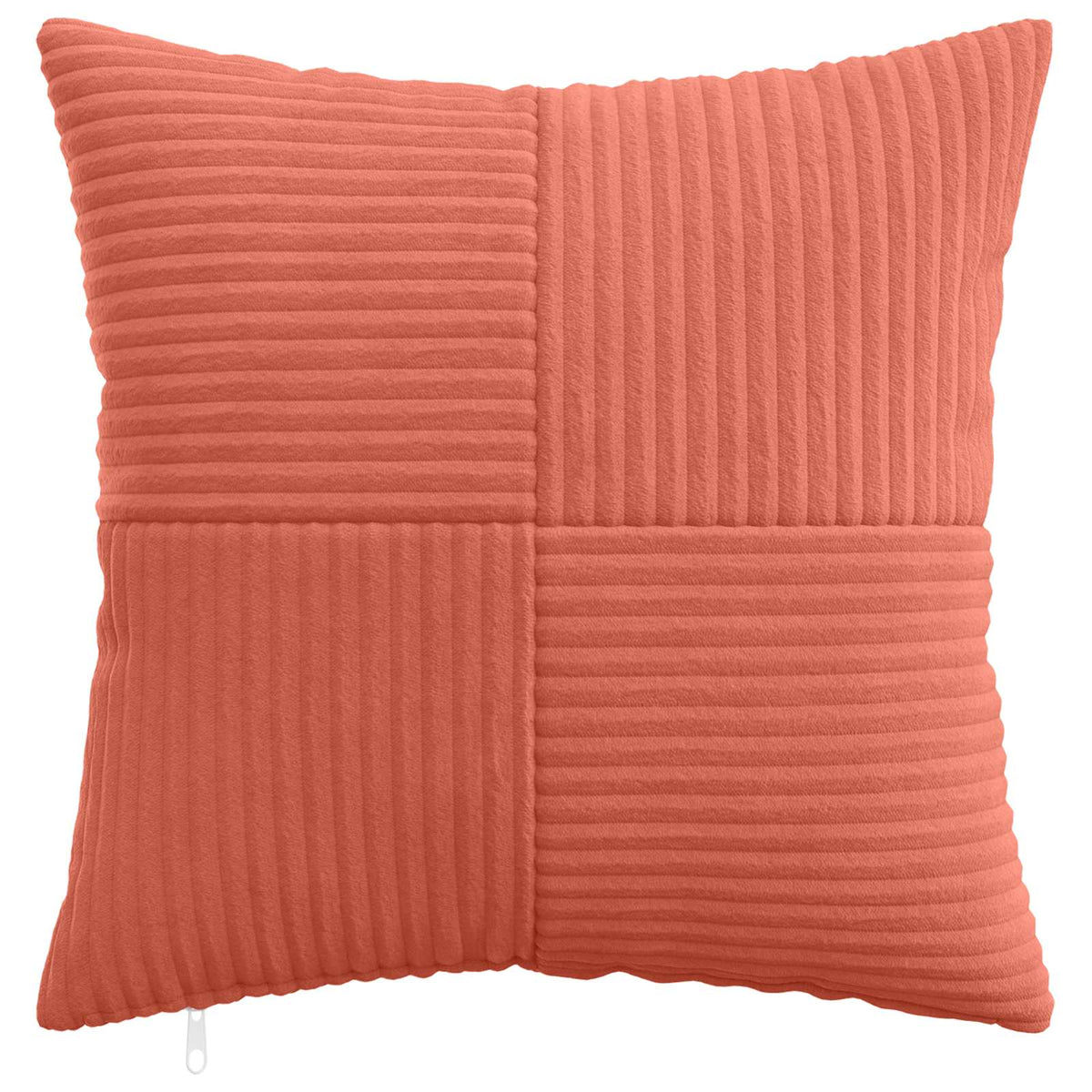Federa 12 pcs ALMELO Rosso Arancio 40 x 40 cm corduroy