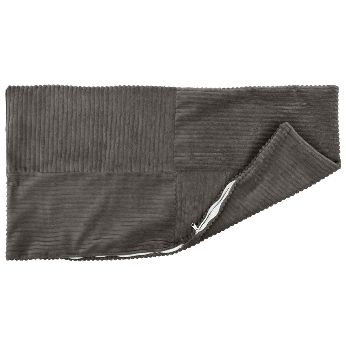 Federa 2 pcs ALMELO Grigio Scuro 40 x 60 cm corduroy | homemem39