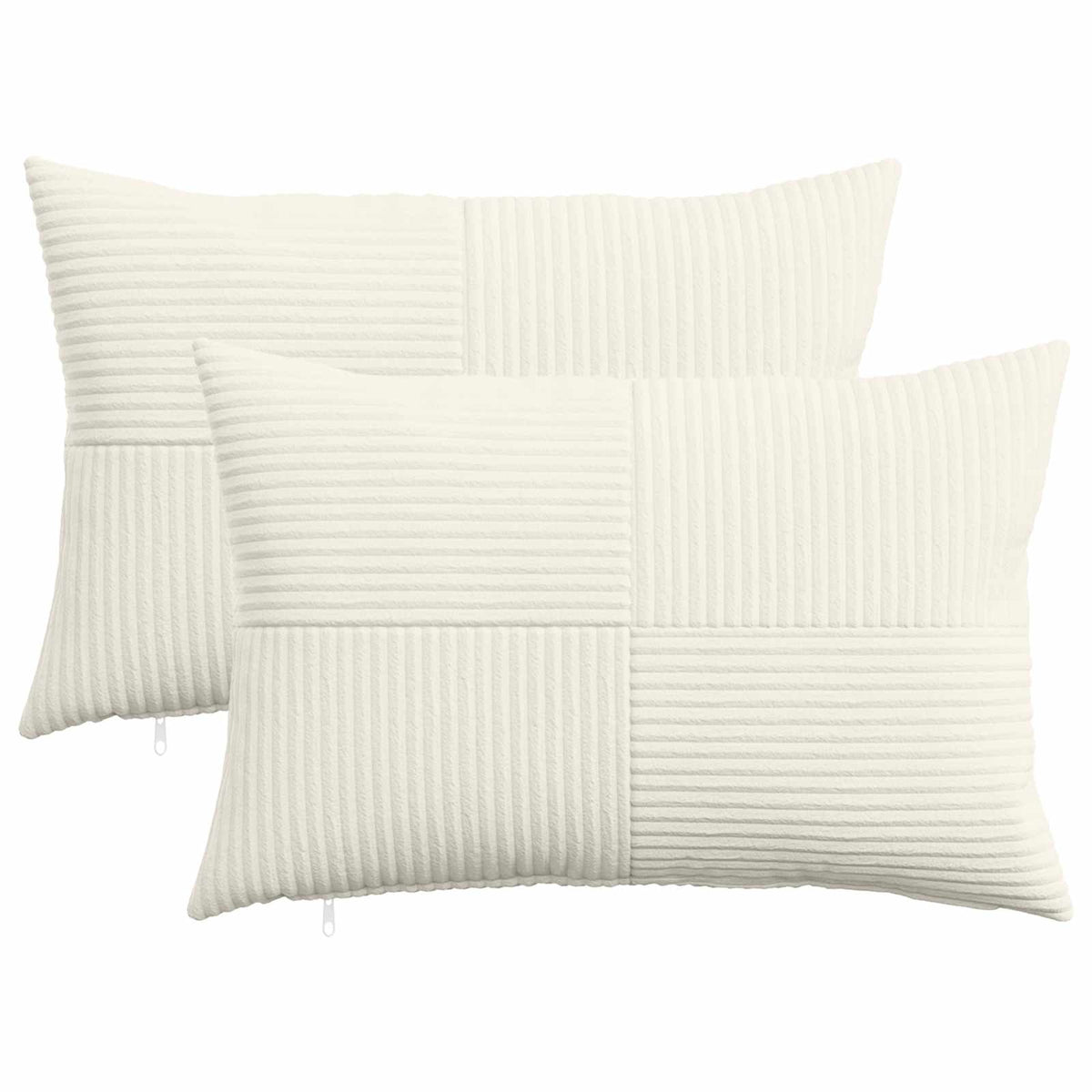 Federa 2 pcs ALMELO Crema 40 x 60 cm corduroy | homemem39