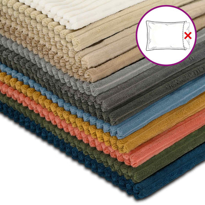 Federa 6 pcs ALMELO Grigio Scuro 40 x 70 cm corduroy | homemem39