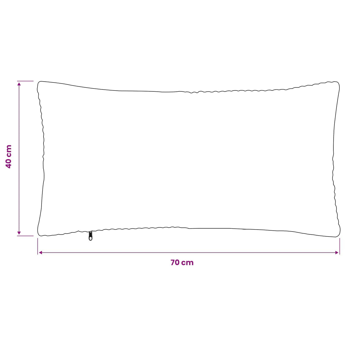 Federa 6 pcs ALMELO Crema 40 x 70 cm corduroy | homemem39