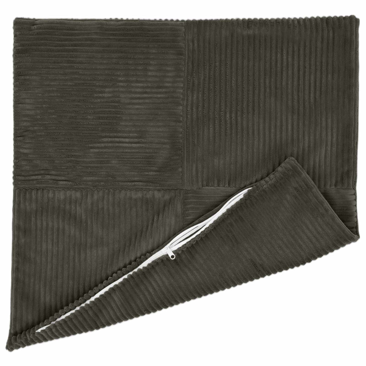Federa 2 pcs ALMELO Antracite 45 x 45 cm corduroy | homemem39