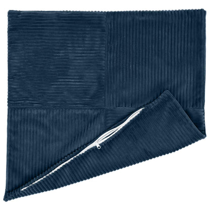 Federa 12 pcs ALMELO Blu navy 45 x 45 cm corduroy | homemem39