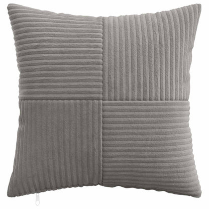 Federa 2 pcs ALMELO Grigio Chiaro 50 x 50 cm corduroy | homemem39
