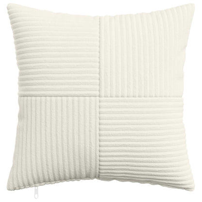 Federa 12 pcs ALMELO Crema 50 x 50 cm corduroy | homemem39