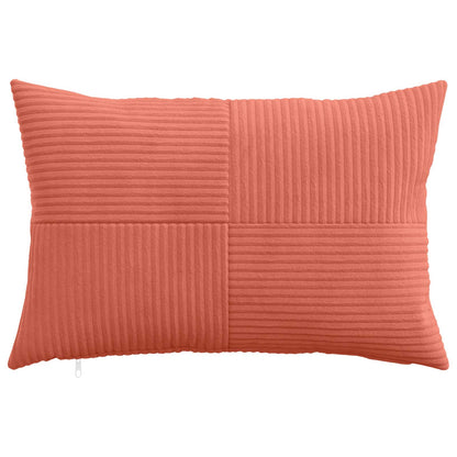 Federa 6 pcs ALMELO Rosso Arancio 50 x 70 cm corduroy | homemem39
