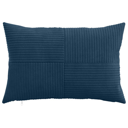 Federa 6 pcs ALMELO Blu navy 50 x 70 cm corduroy | homemem39