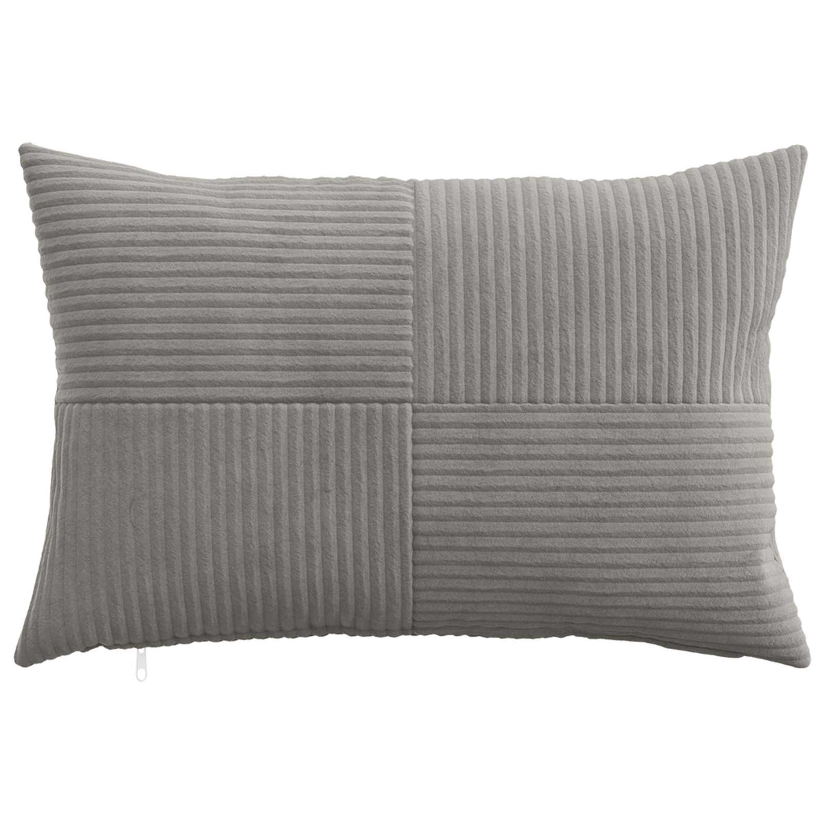 Federa 2 pcs ALMELO Grigio Chiaro 50 x 75 cm corduroy | homemem39