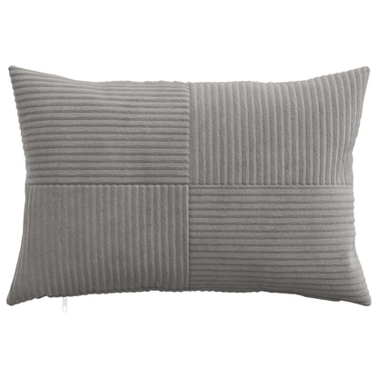 Federa 6 pcs ALMELO Grigio Chiaro 50 x 75 cm corduroy | homemem39