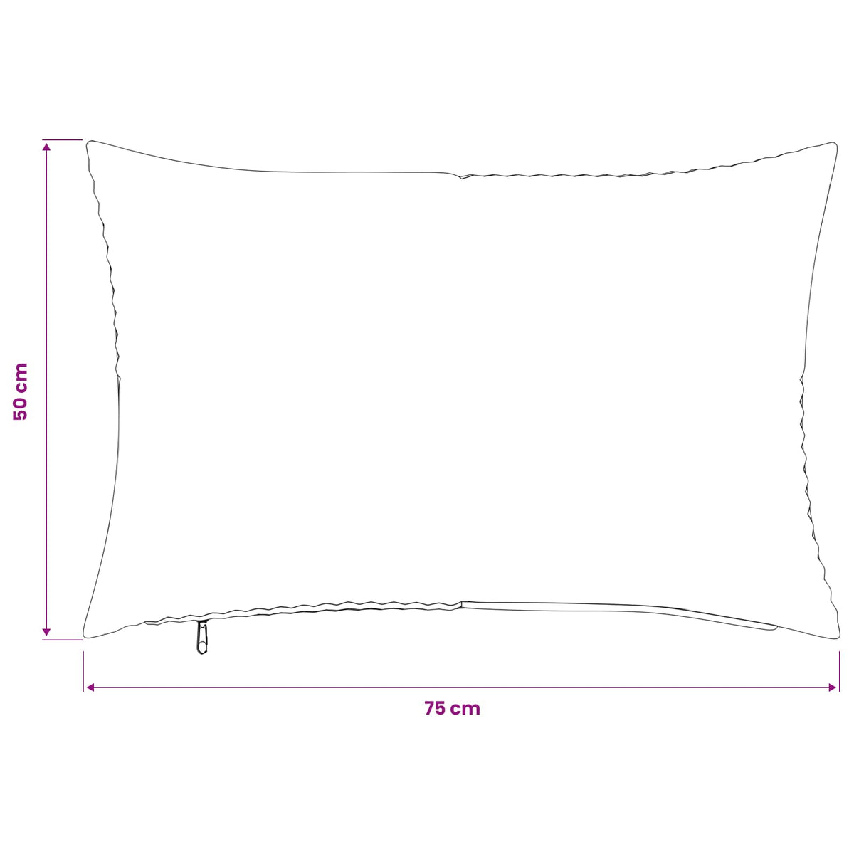 Federa 2 pcs ALMELO Crema 50 x 75 cm corduroy | homemem39