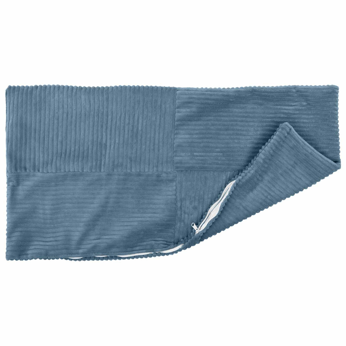 Federa 6 pcs ALMELO Blu 50 x 75 cm corduroy