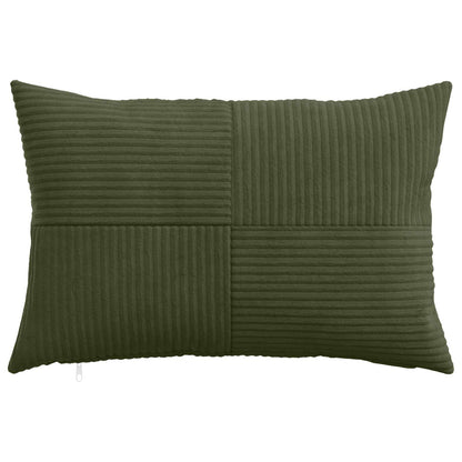 Federa 2 pcs ALMELO Verde 50 x 80 cm corduroy | homemem39