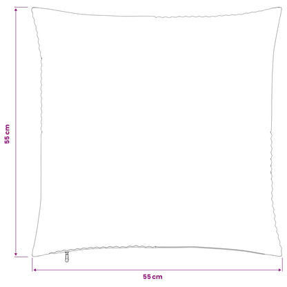 Federa 6 pcs ALMELO Blu navy 55 x 55 cm corduroy | homemem39