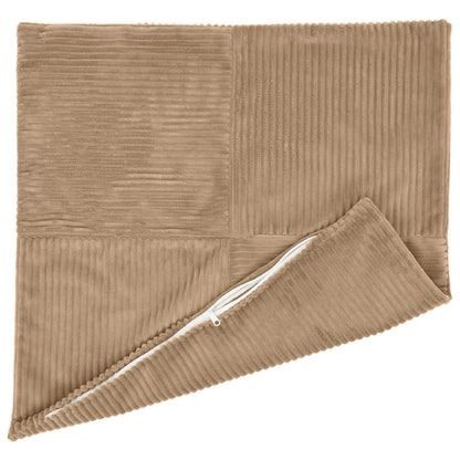 Federa 2 pcs ALMELO Marrone 60 x 60 cm corduroy | homemem39