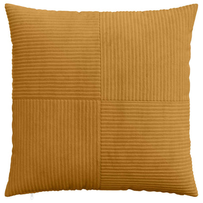 Federa 2 pcs ALMELO Giallo 65 x 65 cm corduroy