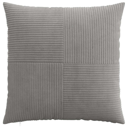 Federa 2 pcs ALMELO Grigio Chiaro 80 x 80 cm corduroy | homemem39