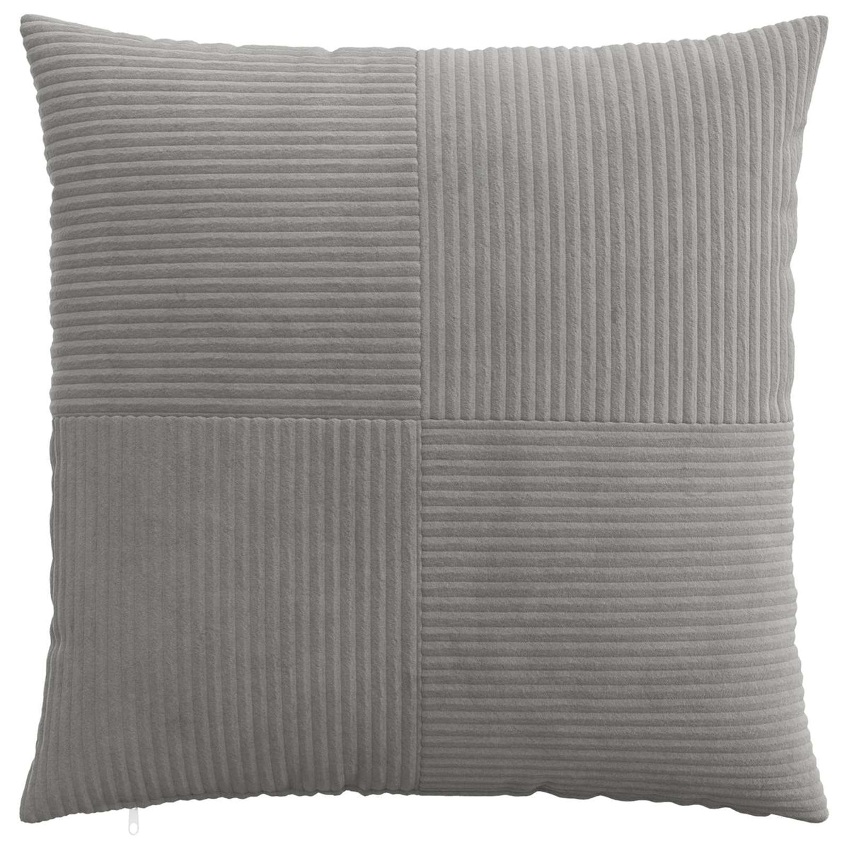 Federa 6 pcs ALMELO Grigio Chiaro 80 x 80 cm corduroy | homemem39