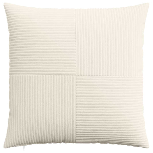 Federa 2 pcs ALMELO Crema 80 x 80 cm corduroy | homemem39