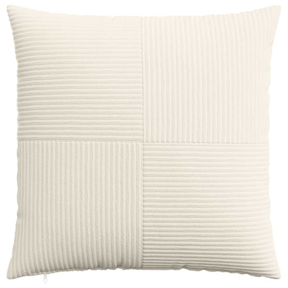 Federa 6 pcs ALMELO Crema 80 x 80 cm corduroy | homemem39