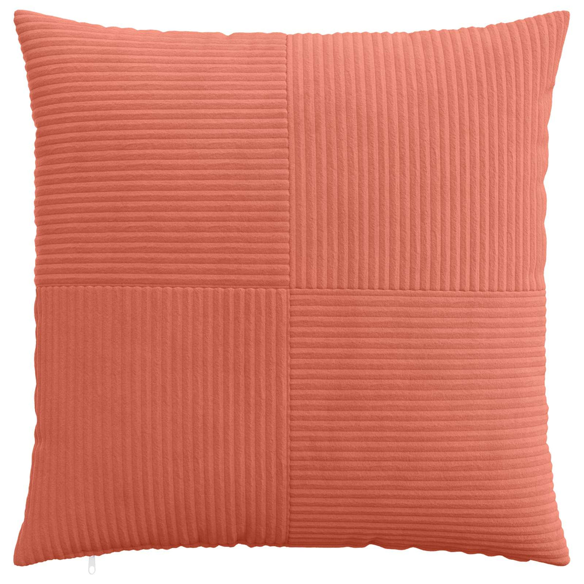 Federa 2 pcs ALMELO Rosso Arancio 80 x 80 cm corduroy | homemem39