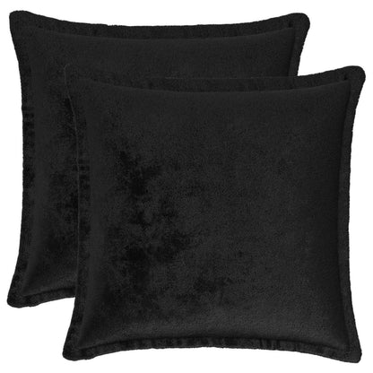 Federa 2 pcs HOUTEN Nero 30 x 30 cm Flanella