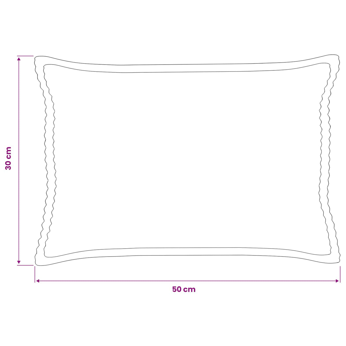 Federa 2 pz HOUTEN Crema 30 x 50 cm corduroy | homemem39